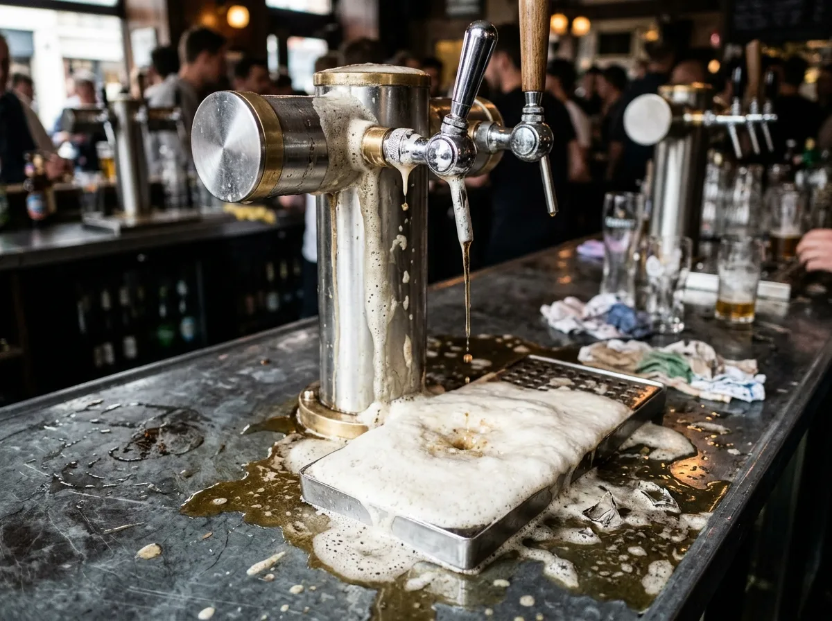 Tireuse à bière de brasserie
