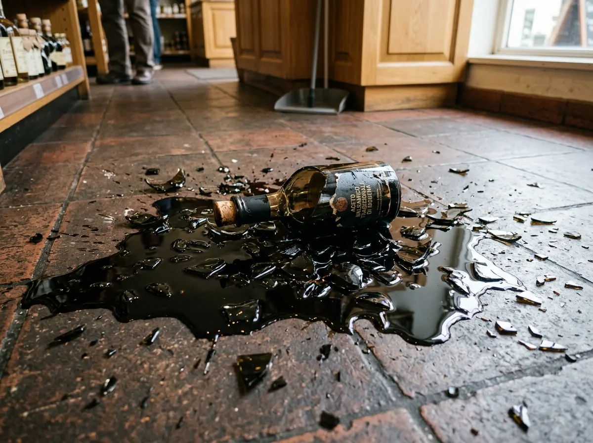 Étagères de bouteilles dans une épicerie fine